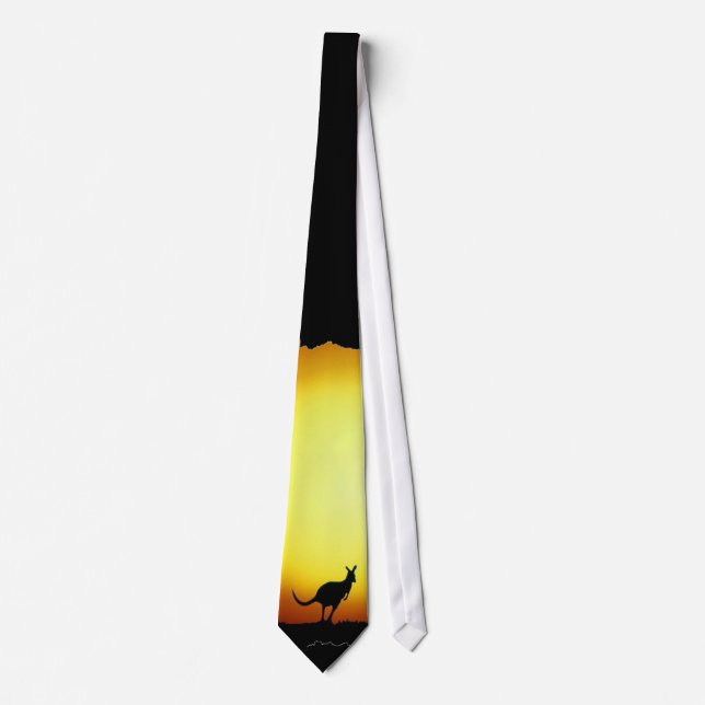 Gravata Cangurus no interior australiano (Frente)