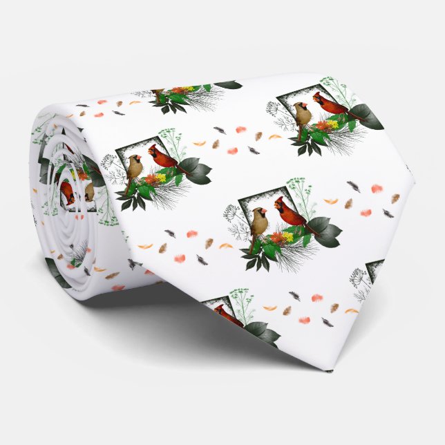 Gravata Canto dos Cardinals Empate (escolha a cor) (Rolled)