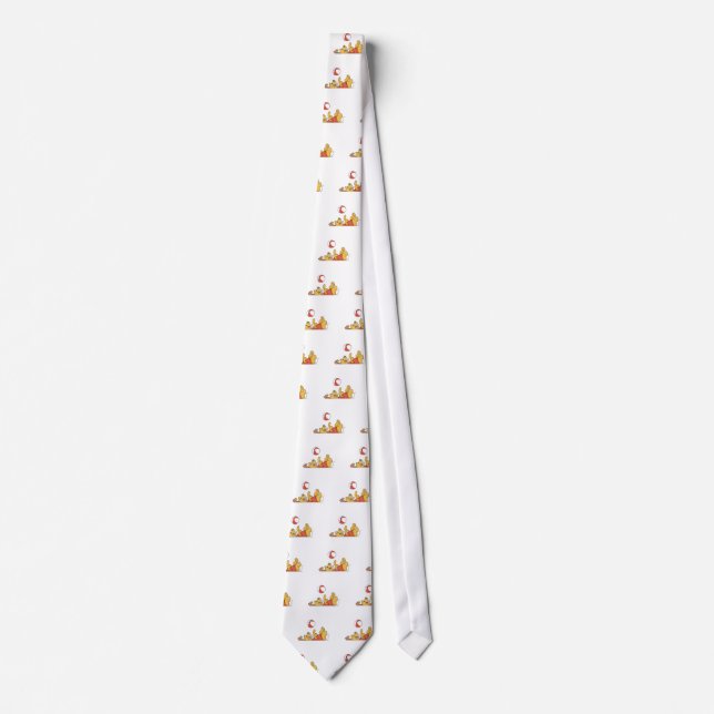 Gravata Cão que joga com camiseta e presentes da bola (Frente)