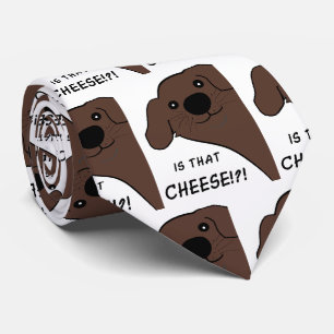 Gravata Cão Terra Nova Marrom É Queijo