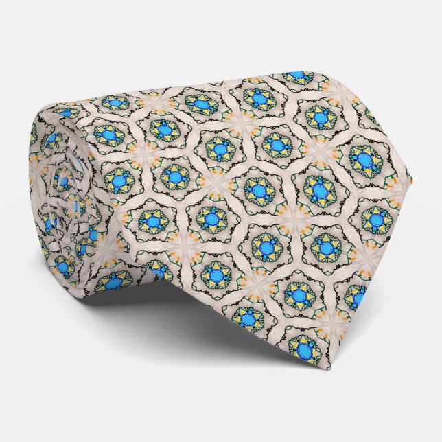 Gravata Caos Ilustrado (Rolled)