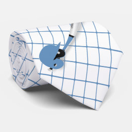 Gravata Capacete Azul de Bola Bat Baseball