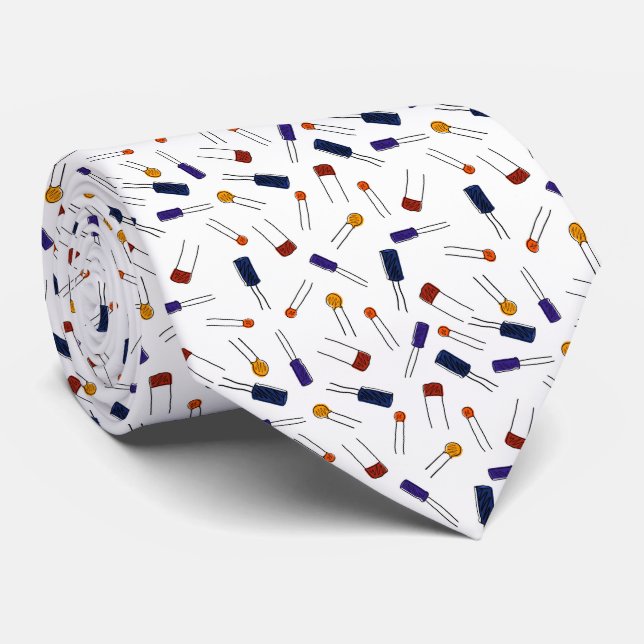 Gravata Capacitores - Cor (Rolled)