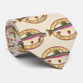 Gravata Capturar e soltar truta arco-íris pescando para el