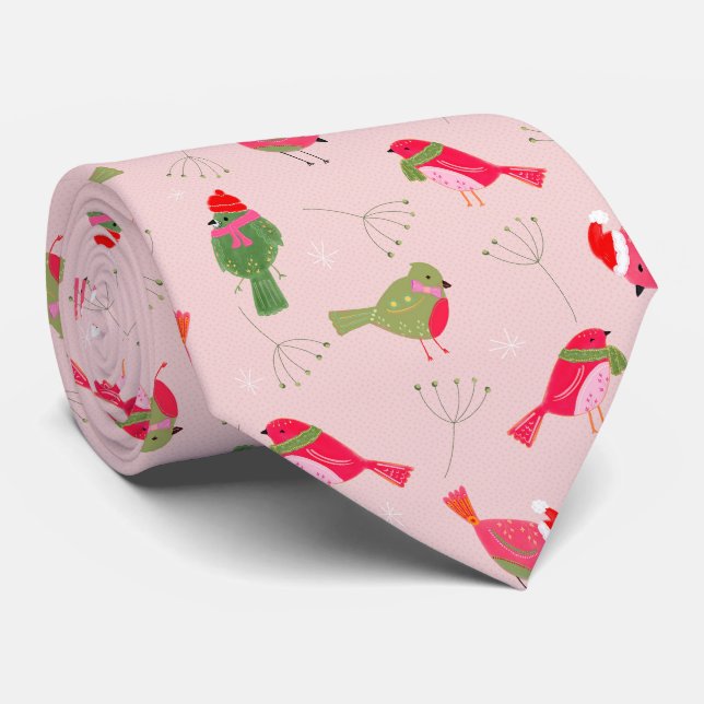 Gravata Cardeais de Natal em cachecóis (Rolled)
