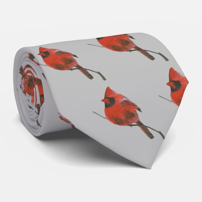 Gravata Cardinal Vermelho (Rolled)