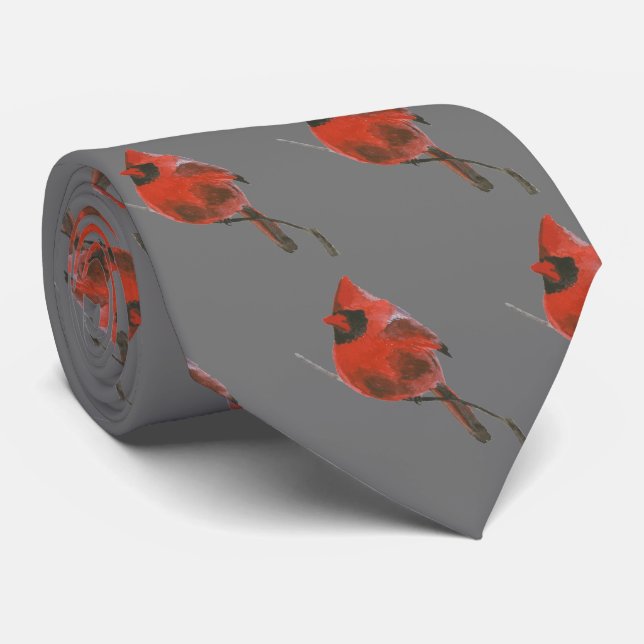 Gravata Cardinal Vermelho (Rolled)