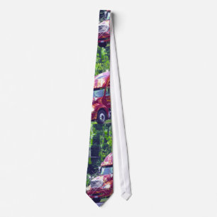 Gravata CARGO TRUCK BIG RIG TRUCKERS Fashion Tie