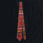 Gravata Carpete Persa Turco Oriental Antiquado<br><div class="desc">Colorido,  tapete turco persa.</div>