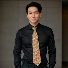 Gravata Carpinteiro Icônico Profissional Projetado