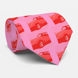 Gravata Carro Clássico Vermelho 1979