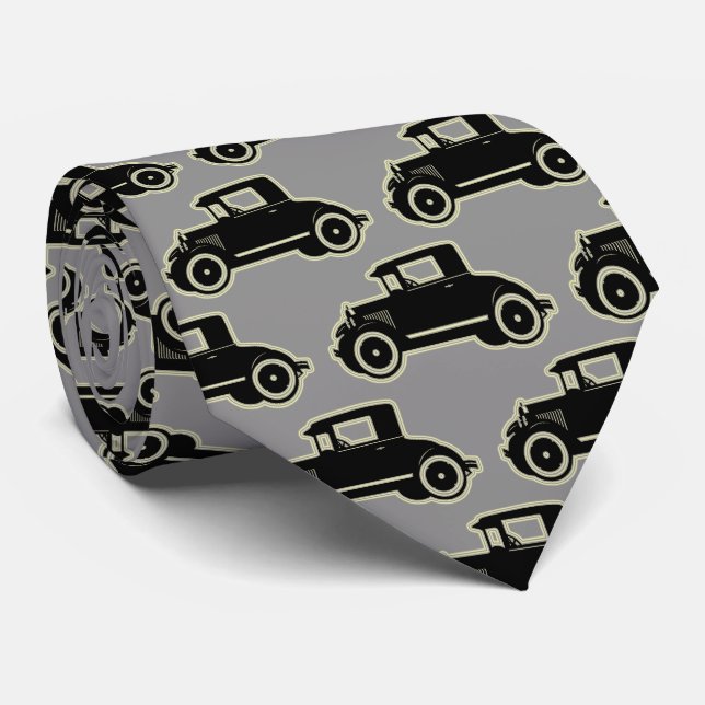 Gravata Carro Dourado Moderno e Elegante de Luxo (Rolled)