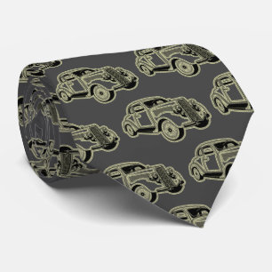 Gravata Carro Dourado Moderno e Elegante de Luxo