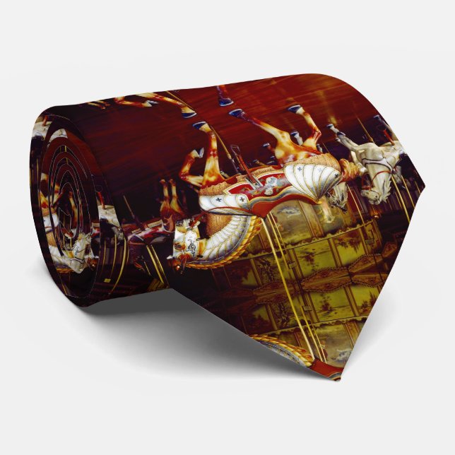 Gravata Carrossel Horses (Rolled)