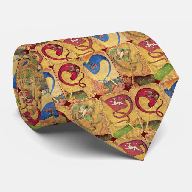 Gravata Cartões de Tribunal Alemão Sinalizadores/Cães,Deer (Rolled)