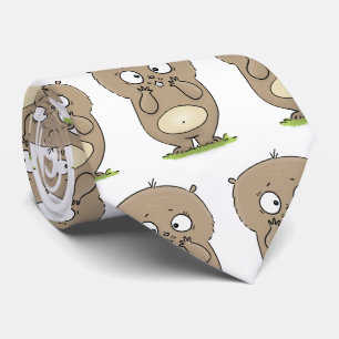 Gravata Cartoon de hamster adorável