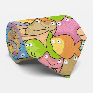 Gravata Cartoon Fishes