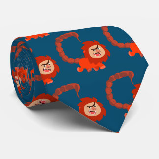 Gravata Cartoon Manticore Tie Bonito Sorrindo