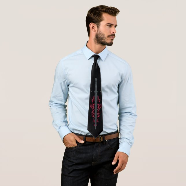 Gravata CASA DO DRAGÃO | Palavra-chamadora King Viserys (In Situ)