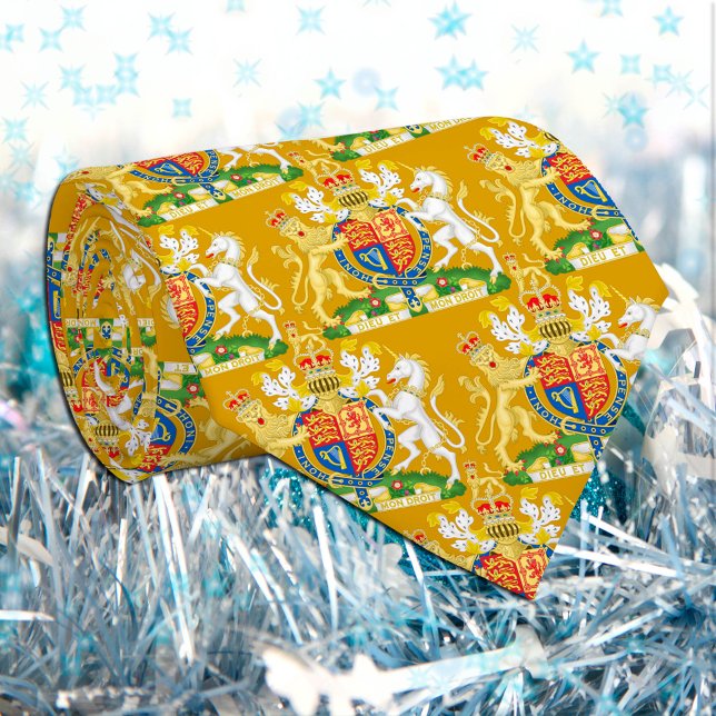 Gravata Casaco de armas do Reino Unido, British Flag busin (Criador carregado)