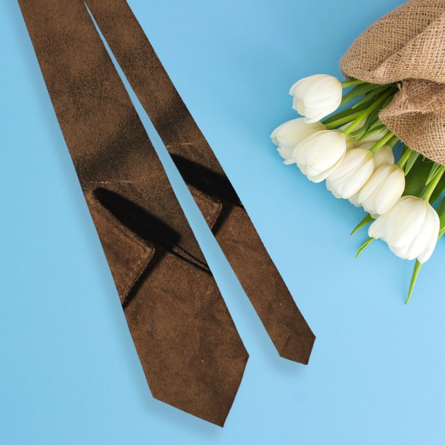 Gravata Casaco Suede Olho de Couro ・ Duplo Lado (Criador carregado)