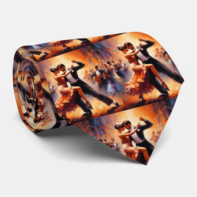 Gravata Casais de dança de salão Banda de música (Rolled)