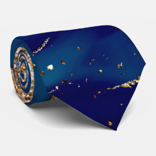 Gravata casamento com marinho de ouro ombre