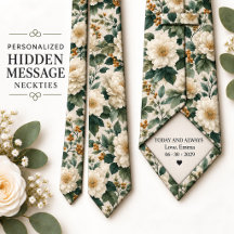 Casamento com Mensagem Floral ao Noivo em Verde Sá