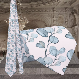 Gravata Casamento Cor-de-rosa - Eucalipto Azul