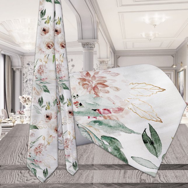 Gravata Casamento de Espessura Mal Esmagada e Verde Branco (Criador carregado)