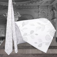 Casamento de Eucalipto Branca Sobre Branco Quase I