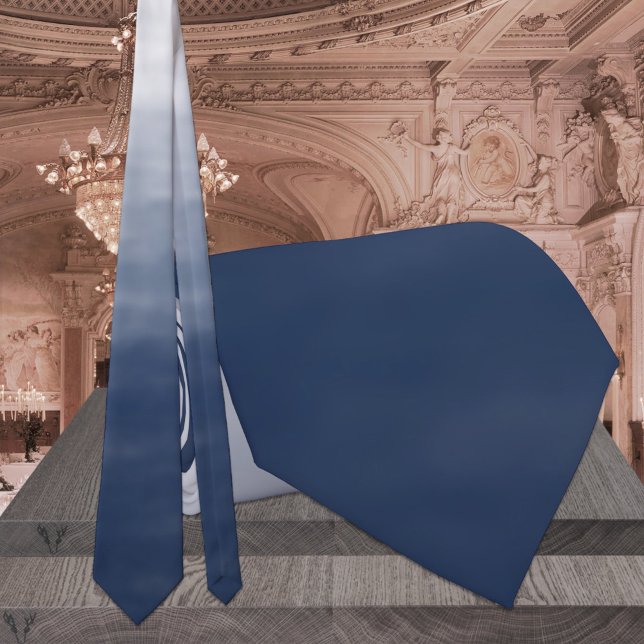 Gravata Casamento De Ombre Azul Com marinho A Dusty (Criador carregado)