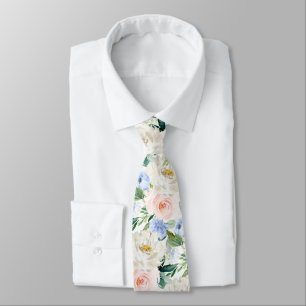 Gravata Casamento de Rosas Azuis Blush do ArtsApp H2