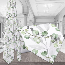 Gravata Casamento Eucalyptus Greenery Elegant Watercolor