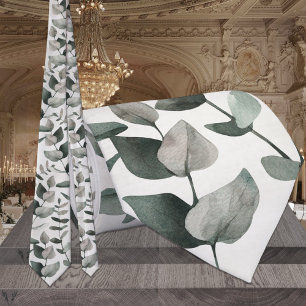 Gravata Casamento Eucalyptus Verde Elegante