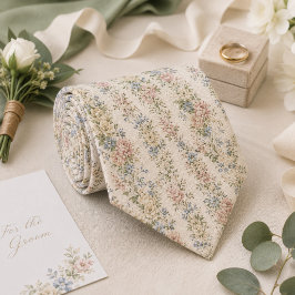 Gravata Casamento no Jardim Inglês Romântico