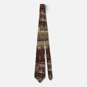 Gravata Casas com Roupa por Egon Schiele