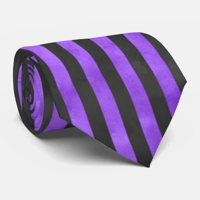 Gravata Cascas de roxo e de girassol, Design 5 (Rolled)
