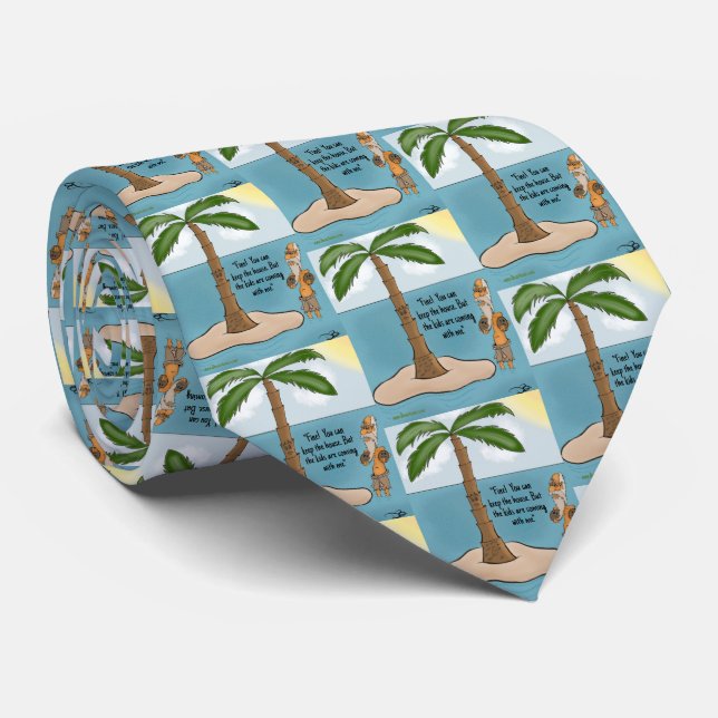 Gravata Castaway Necktie (Rolled)