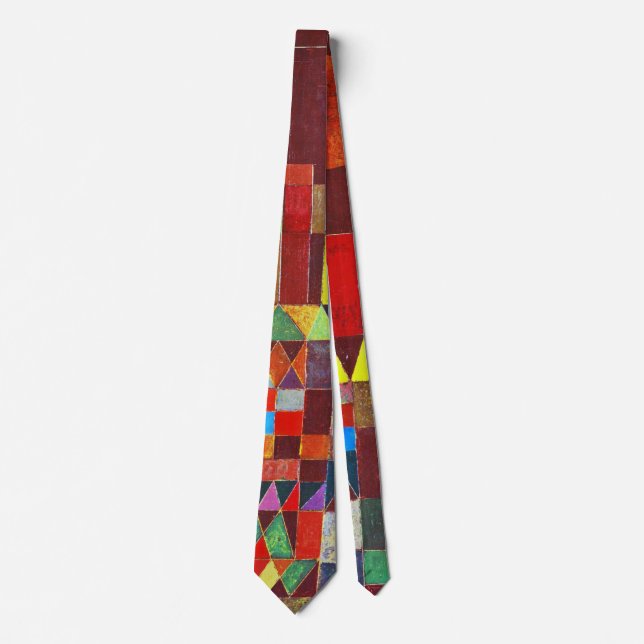 Gravata Castle e Sun, Paul Klee (Frente)