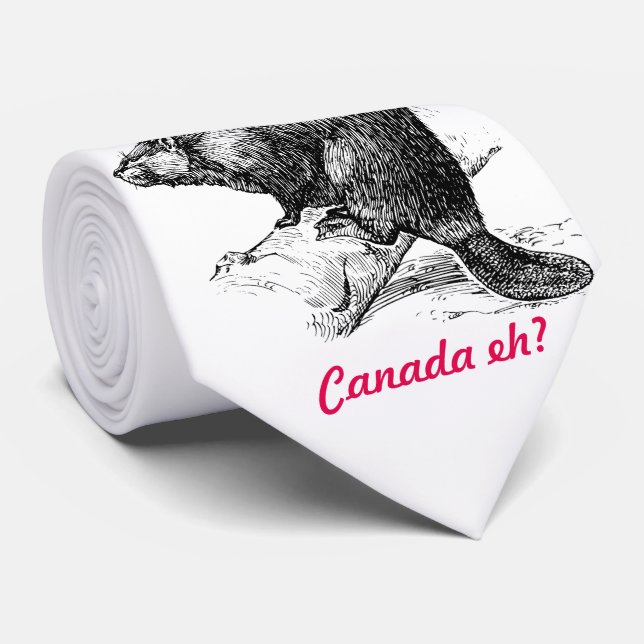 Gravata Castor Canadá eh?  Rota do farol (Rolled)