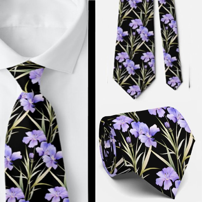 Gravata Casual Flores Selvagens Boho (Criador carregado)