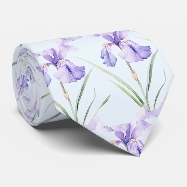 Gravata Casual Flores Silvestres Boho Escritório (Rolled)