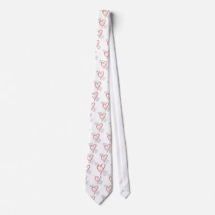 Gravata Catahoula Leopard Dog Hearts Pertence
