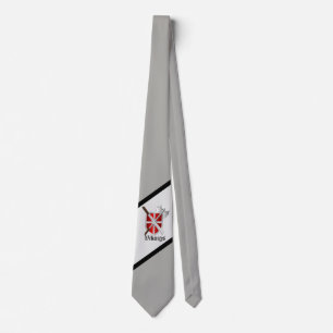 Gravata Cavaleiros Vikings Guerreiros Mascot Futebol Neckt