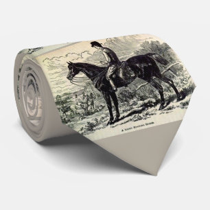 Gravata Cavalo de Caça Leve impressão A do século XIX