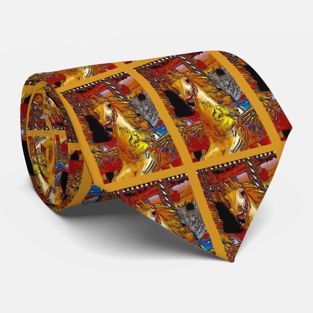Gravata Cavalo do recinto de diversão (Rolled)