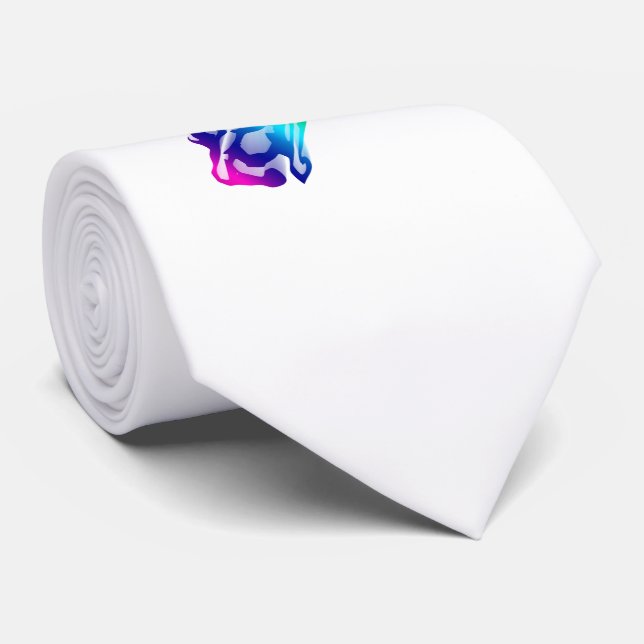 Gravata Cavalo Running do arco-íris com fuga do movimento (Rolled)