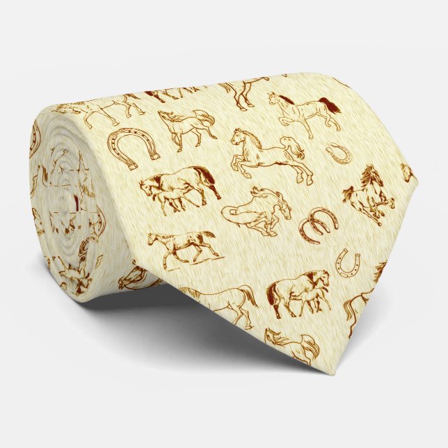 Gravata Cavalos (Rolled)