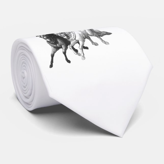 Gravata Cavalos do circo (Rolled)